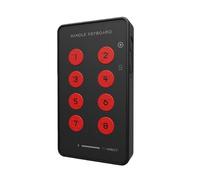 LICAEVEY Tastierino da Gioco con una Sola Mano, Tastiera Macro Programmabile con 8 Tasti Personalizzabili, Bluetooth e USB, per PC OS X Game Office Scorciatoie