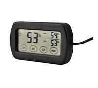 LICAEVEY Termometro Igrometro con Display LCD a Misurazione Rapida per Incubatrice per Uova, Serbatoio per Rettili, Fahrenheit Celsius Commutabile