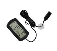 LICAEVEY Termometro Igrometro con Display LCD di Dimensioni Compatte per Incubatrice per Uova, Serbatoio per Rettili, Termometro a Resistenza, Cavo da 1,5 M