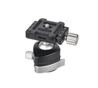 LICAEVEY Testa a Sfera per Treppiede per Treppiede per Fotocamera DSLR Mirrorless, Meccanismo di Bloccaggio con una Chiave Lega Leggera di Alluminio CNC, con Piastra a Sgancio Rapido