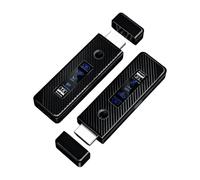 LICAEVEY Trasmettitore e Ricevitore HDMI Wireless 60 M, Kit Decodifica 4K 1080P 60 Hz con Display LED, Extender HDMI Portatile Dual Band 5G/2.4G Plug Play per lo Streaming (BLACK)