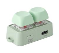 LICAEVEY Voltapagina con Tastiera Bluetooth con Retroilluminazione RGB | Tastierino Wireless a 2 Tasti Personalizzabile, Sfoglia Pagine Ergonomico per Smartphone, Giochi e Laboratorio