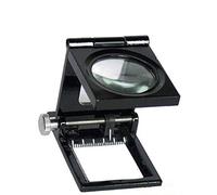 Licaltatura pieghevole 10 volte con vetro desktop lampada 10 volte secondo specchio di stoffa con scala 47 mm volte; Phi; 30 ingrandante per la lettura