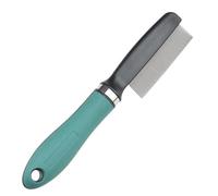 Lice Comb, Professional Cat Grooming Brush, 10,59 x 3,15 in Multifunctional Pet Supplies, Stainless Steel Fine Teeth, Ergonomic Non Slip Handle for Puppy Brushing, Dematting, Bathing