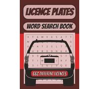 Licence Plates Word Search Book: Each puzzle hides license plates from a different European country. With 55 puzzles, the mix of letters and numbers makes the challenge much more exciting.