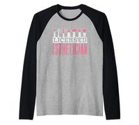 Licenciada En Estética Estetiste Donne Lavoro Estetista Maglia con Maniche Raglan