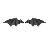 License Plate Bat Wings 2 Pieces 18.5cm Halloween License Plate Attachment | Fun Car Accessories For Night Urban Daily Commuting Highway Travel Riding