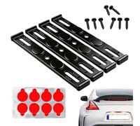 License Plate Frames Quick Release Weather-Resistant Universal