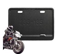 License Plate Mount Bracket, High Strength Plate Frame, 6 Inches Automotive License Holder with Secure Fit, Metal Frame with Anti-Rust Coating, Motorbike Scooter ATV Vehicle Accessory Riding Gear