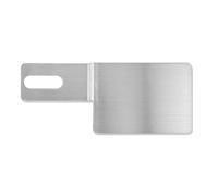 License Plate Mount, Stainless Steel Permit Platter Extender for Motorcycles, Rear Sign Bracket to Electric Scooters, Atvs, Street Bikes, and Off Road Vehicles 2.93 Inches