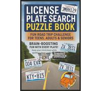 License Plate Search Puzzle Book For Teens, Adults & Seniors: Easy To Read Large Print 3000 Words | Featuring Plate Formats from Car, Vehicle, ... Brain Games, Memory Boost & Puzzle Lovers