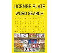 License Plate Word Search Puzzle Book: 50+ puzzles … Good for Vacations, Holidays and Free times |6x9 inches, 110 pages|