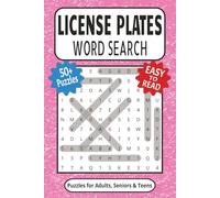 License Plates Word Search Puzzle Book: Word Searches with Easy to Read Print featuring License Plate Numbers | 6x9 inches, 110 pages | 50+ Puzzles … ... Traveling, Holidays, Christmas and Leisure