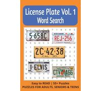 License Plates Word Search Vol. 1 Word Search: Word Search Puzzles Packed with Unique License Plate Codes to Find