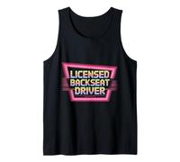 Licensed Backseat Driver Road Trip Nagging Joke - Canotta