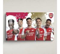 Licensed Décor Arsenal FC - Decorazione da parete in acrilico, misura piccola, 65 cm (larghezza) x 40 cm (altezza), motivo: giocatore maschile Mix 1