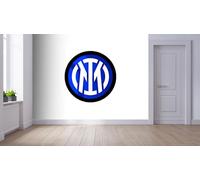 Licensed Décor Decorazione ufficiale FC Internazionale Milano piccolo murale (110 cm (altezza) x 80 cm h) - stemma su bianco