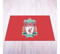 Licensed Décor Tappeto Liverpool FC - Medio (125 cm (larghezza) x 100 cm (altezza) - stemma a colori evidenziato sul marchio, rosso