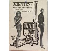 Licensed To Kill Tom Adams Karel Stepanek Vintage Old 1965 Danish Movie Program