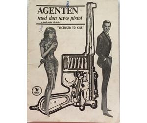 Licensed To Kill Tom Adams Karel Stepanek Vintage Old 1965 Danish Movie Program