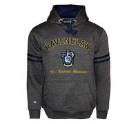 Licensed Unisex Ravenclaw Hooded Sweatshirt-Charcoal Harry Potter S