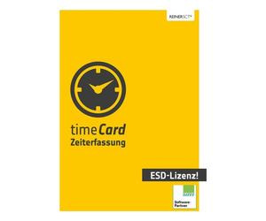 Licenza annuale Reiner SCT timeCard 50 dipendenti ESD