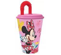 Licenza Bambini Bicchiere Tazza Con Cannuccia O Coperchio 430ml Multiuso Disney