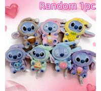 (Licenza Disney) 1 Stitch: Non importa quanto tu sia stanco, devi ancora fare un morso. Questa serie include peluche, buste a sorpresa e giocattoli da collezione. Stitch sta tenendo una ciambella, una