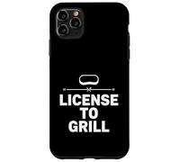 Licenza per grigliare divertente cortile cucina design stile chef Custodia per iPhone 11 Pro Max
