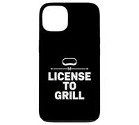 Licenza per grigliare divertente cortile cucina design stile chef Custodia per iPhone 13