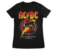 Licenza Ufficiale AC/Dc - 1981 For Those About To Rock T-Shirt