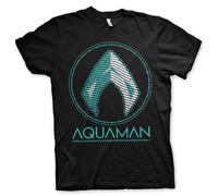 Licenza Ufficiale Aquaman - Affliggere Scudo Uomo T-SHIRT S-XXL Taglie