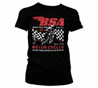 Licenza Ufficiale B.S.A Motocicletta Rocket Oro Star Donna T-SHIRT S-XXL Sizes