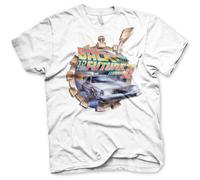 Licenza Ufficiale Back To The Future Parte II Vintage Uomo T-SHIRT S-XXL Misura