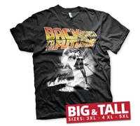 Licenza Ufficiale Back To The Future Poster Big&tall 3XL,4XL,5XL Uomo T-Shirt