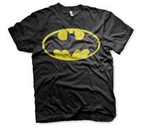 Licenza Ufficiale Batman Affliggere Logo Grande & Alto 3XL,4XL,5XL Uomo T-Shirt