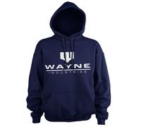 Licenza Ufficiale Batman - Wayne Industrie Felpa con Logo S-XXL Taglie