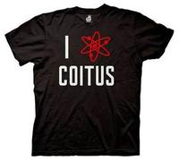 Licenza Ufficiale Big Bang Theory I Scienza Atom Love Coito T Shirt Piccolo