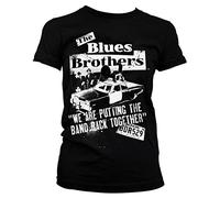 Licenza Ufficiale blus Brothers - Band Back Together Maglietta da Donna (Nera), XX-Large