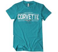 Licenza Ufficiale Chevrolet Corvette - American Addominali Uomo T-Shirt S-2XL