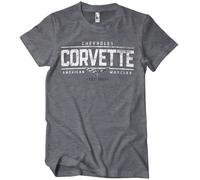 Licenza Ufficiale Chevrolet Corvette - American Addominali Uomo T-Shirt S-2XL