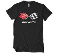 Licenza Ufficiale Chevrolet Corvette C3 Logo T-Shirt S-5XL Misura