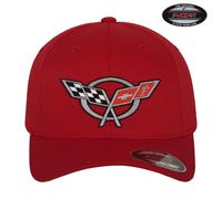Licenza Ufficiale Chevrolet Corvette C5 Bandiere flexfit Cappello Baseball