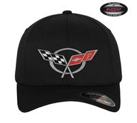 Licenza Ufficiale Chevrolet Corvette C5 Bandiere flexfit Cappello Baseball