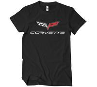 Licenza Ufficiale Chevrolet Corvette C6 Logo T-Shirt S-5XL Misura