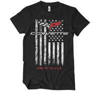 Licenza Ufficiale Chevrolet Corvette - Made IN Il USA T-Shirt S-5XL Misura