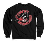 Licenza Ufficiale Daffy Duck - You'Re Cattivissimo Felpa S-XXL Taglie