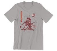 Licenza Ufficiale Dungeons & Dragons - D&d Demogorgon Schizzo Maglietta Uomo