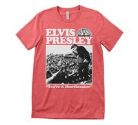 Licenza Ufficiale Elvis Presley - Heartbreaker Maglietta Uomo
