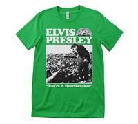 Licenza Ufficiale Elvis Presley - Heartbreaker Maglietta Uomo